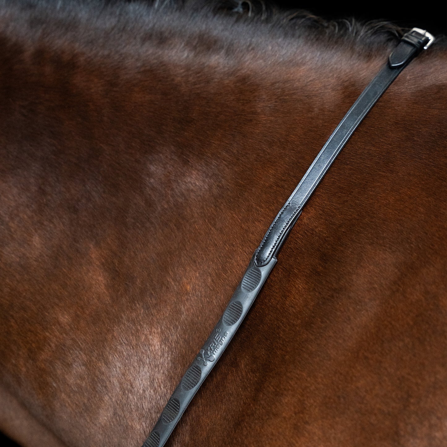 Imperial Riding Reins IRH Rubber with Thumb Grip