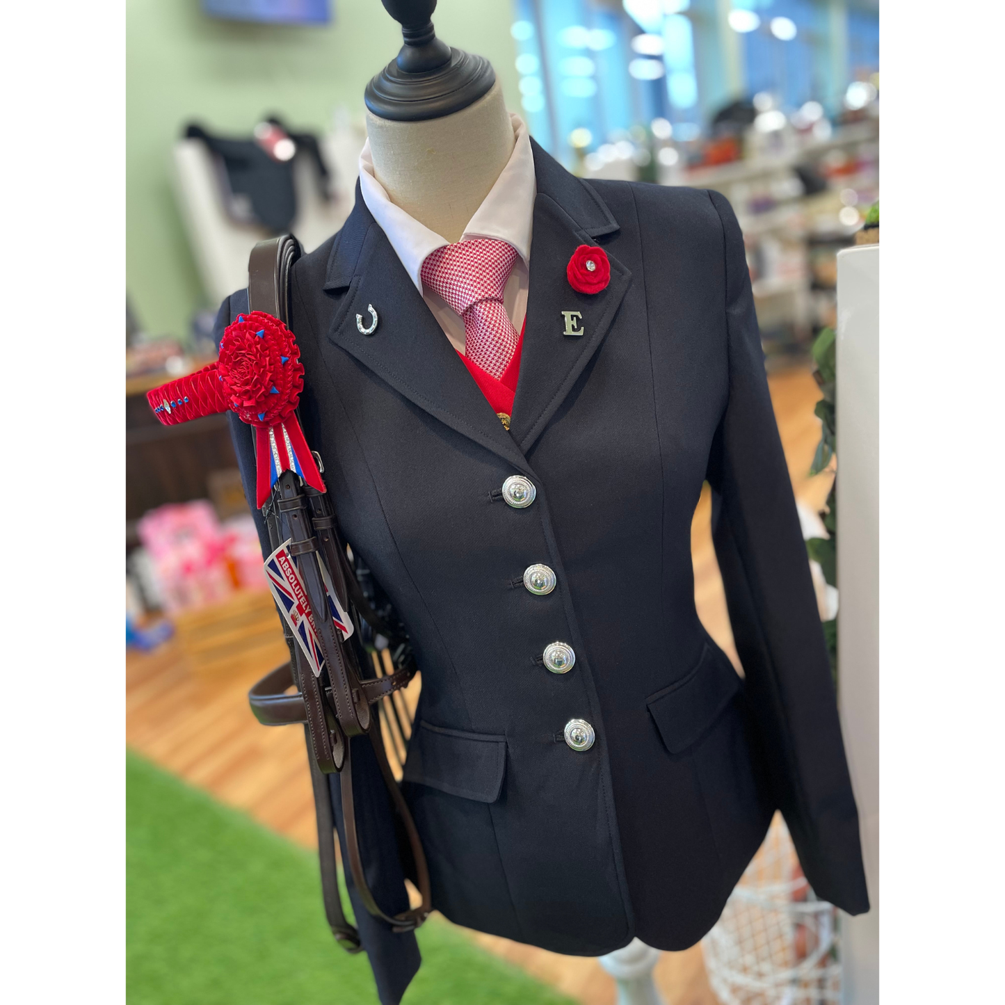 Top Shelf Childs Navy Open Jacket - 4 Buttons - Childs Size 8 Only