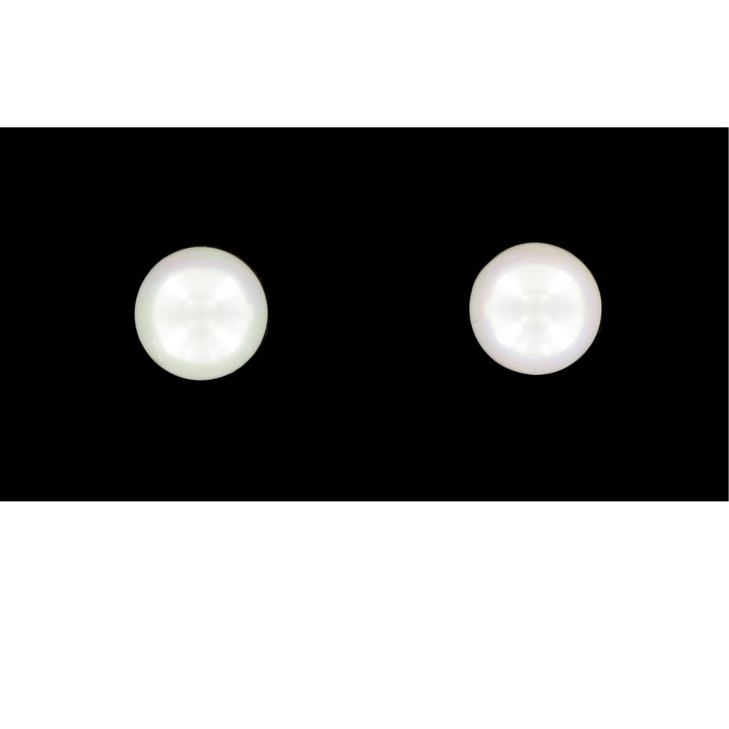 Tulmur White Stud Pearl Earrings