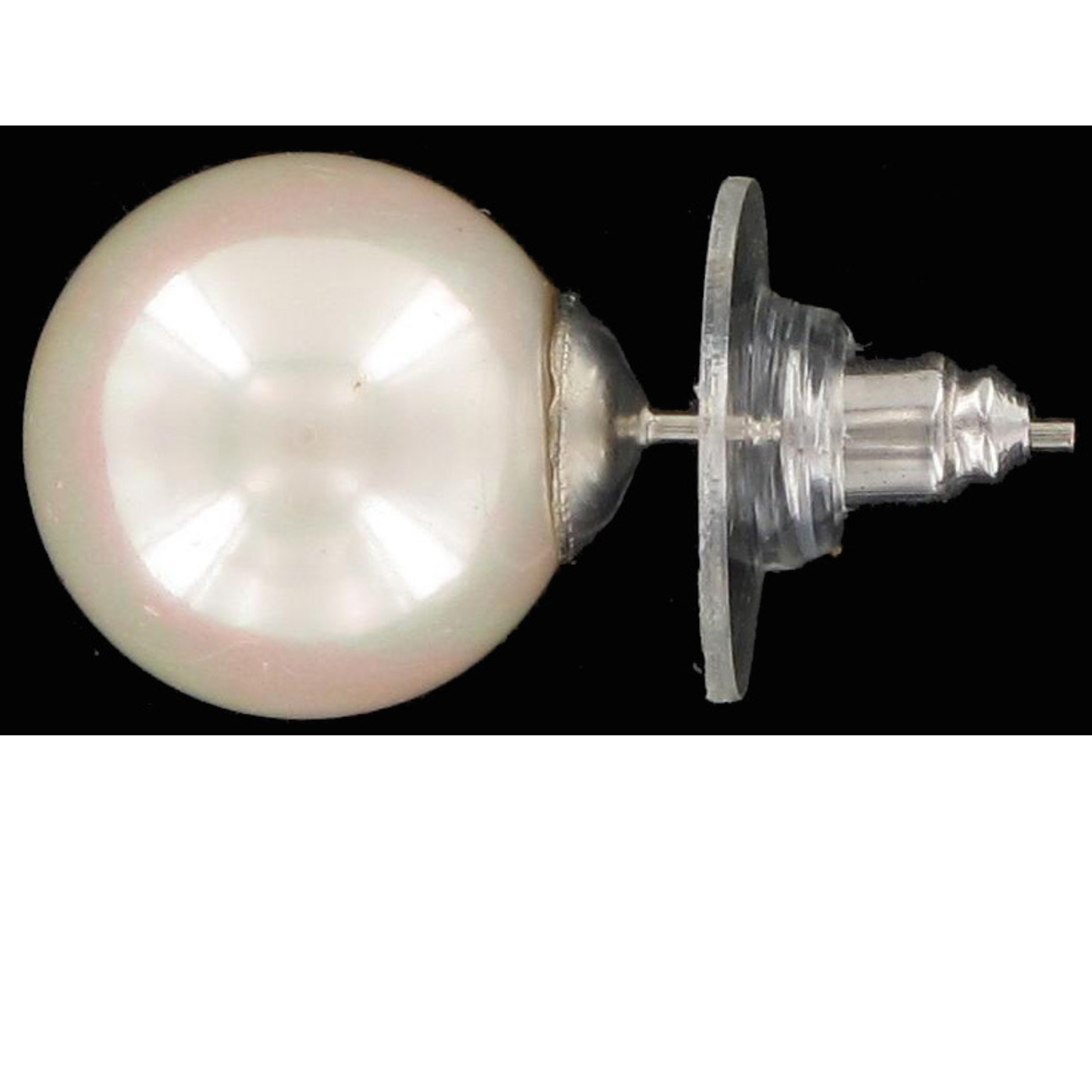 Tulmur White Stud Pearl Earrings