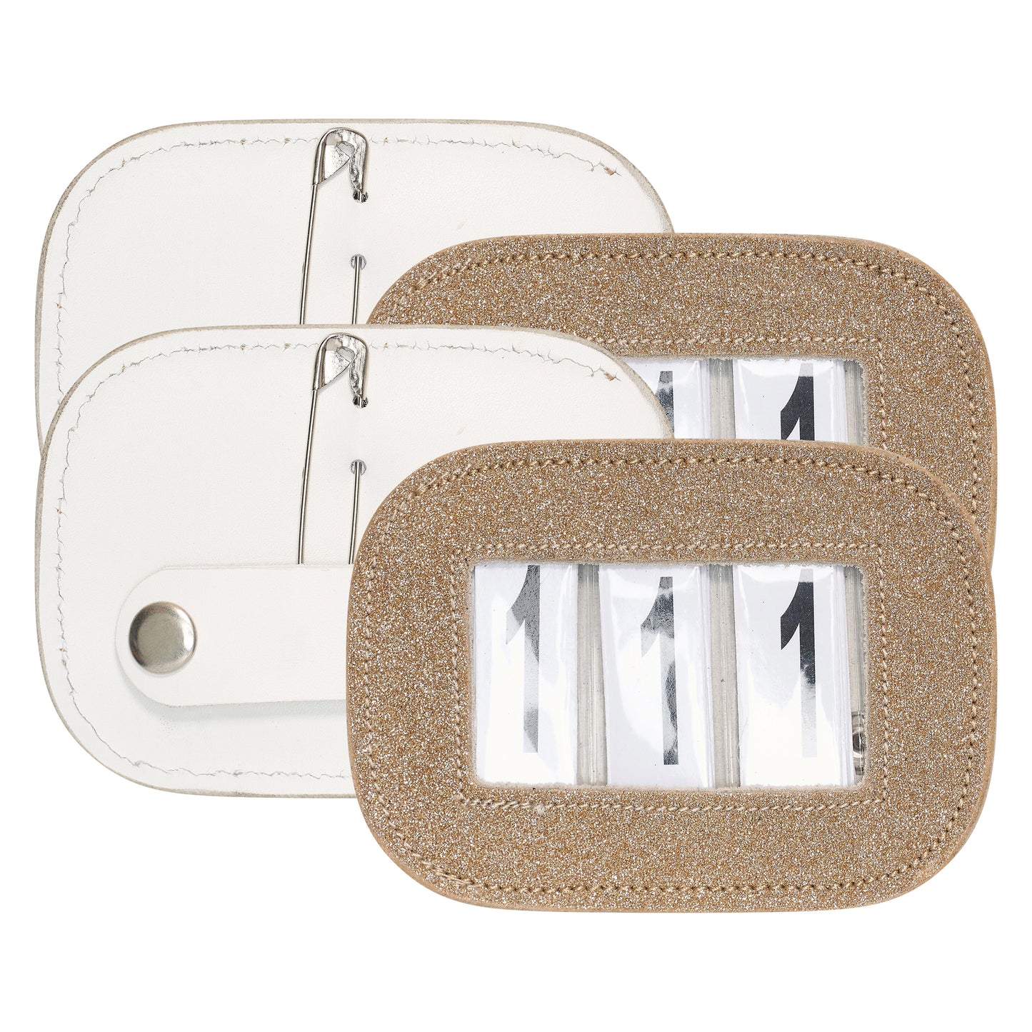 Imperial Riding Competition Number IRHGlitter Square - Set of 2 Pieces