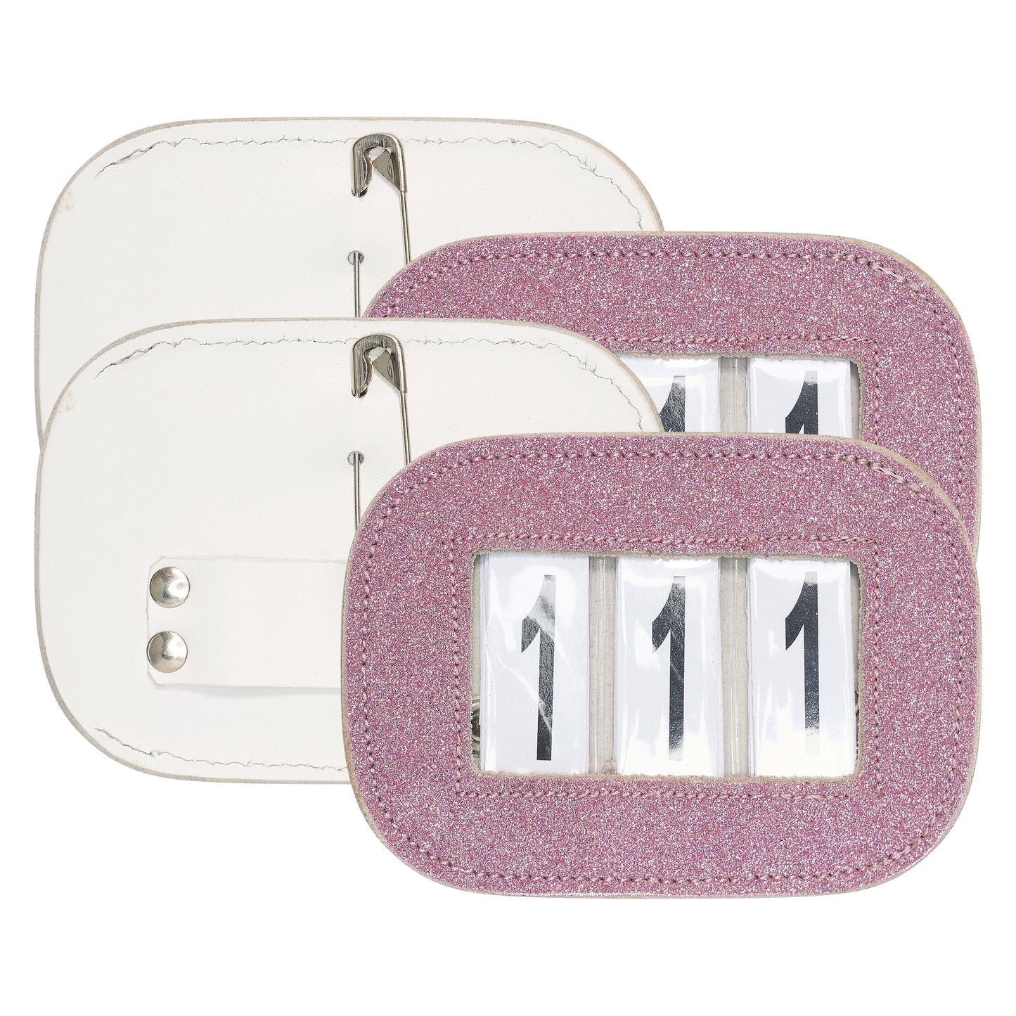 Imperial Riding Competition Number IRHGlitter Square - Set of 2 Pieces
