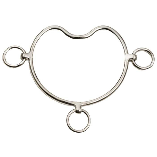 Zilco Curve Mouth Anti-Rearing Bit SS