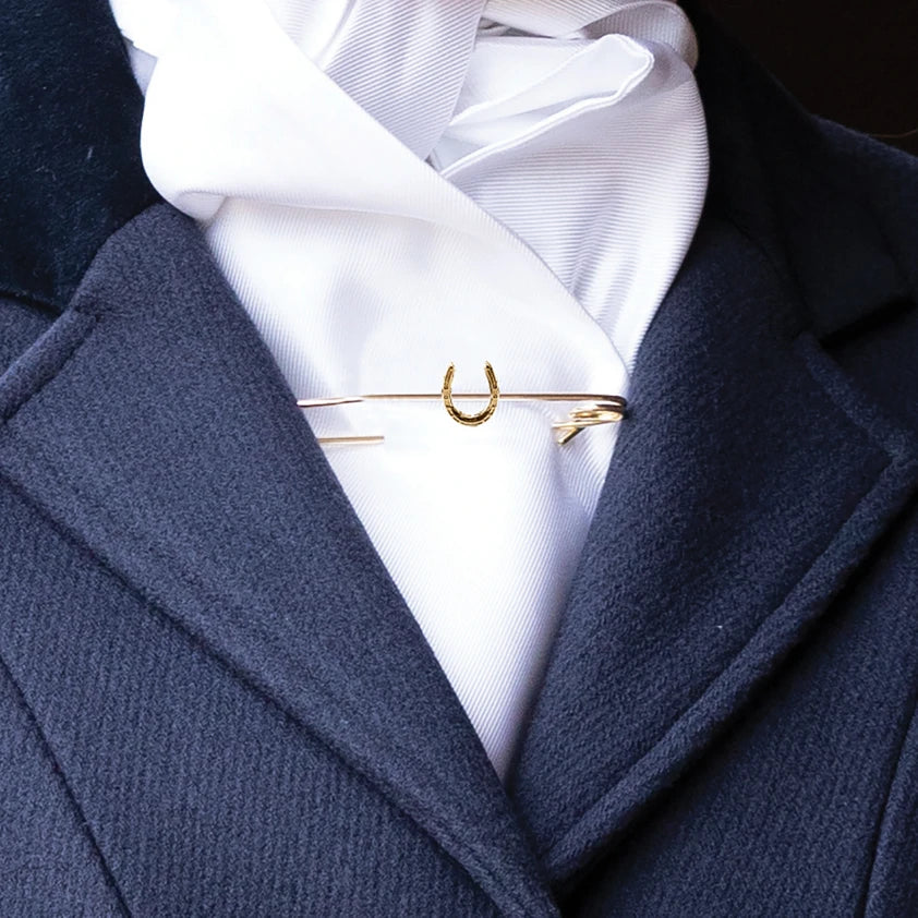 Equetech Traditional Horseshoe Stock Pin