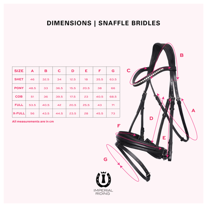 Imperial Riding Bridle IRHAthena - Black