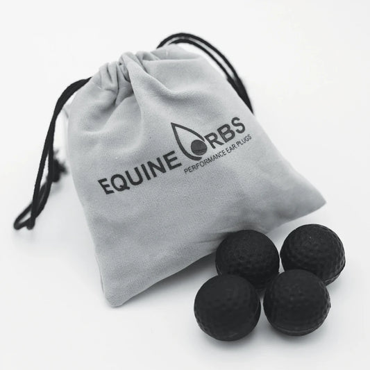 Equine Orbs Performance Ear Plugs - Black