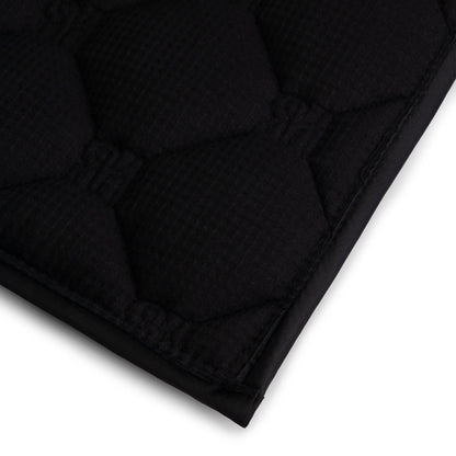 Mrs Ros Charmer Dressage Saddle Pad - Phantom Black & Silver