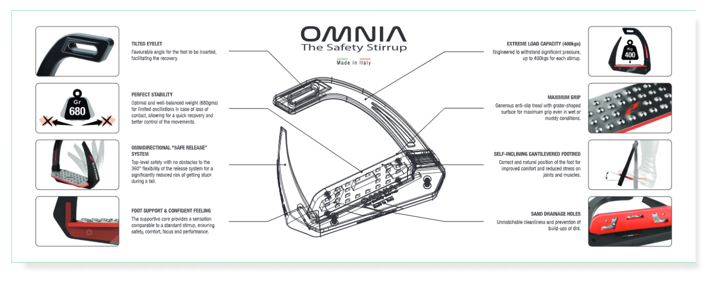 Zandona Omnia The Safety Stirrup