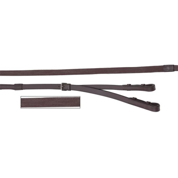 Aintree Divided Reins - Pony Black & Full Brown Only