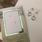 Carol Young Silver English Saddle Stirrup Earrings - On Card
