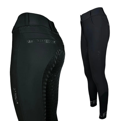 Estrelle Design Crystal Chain Breeches - Black