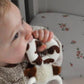 Jomanda Texas Longhorn Highland Brown Cow Baby Plush Rattle - 10cm