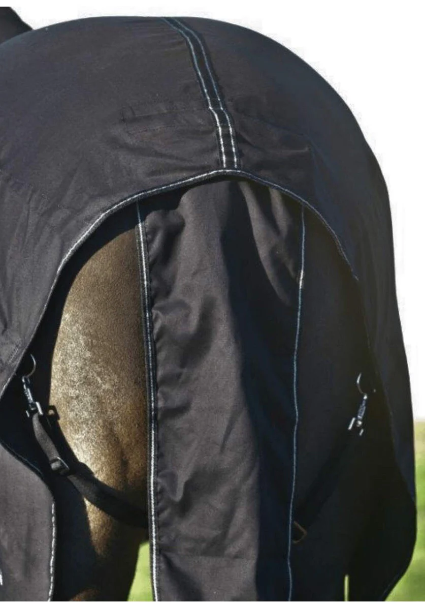 Earlwood Black Cotton Show Rug & Tail Bag - HOOD SOLD SEPARATELY