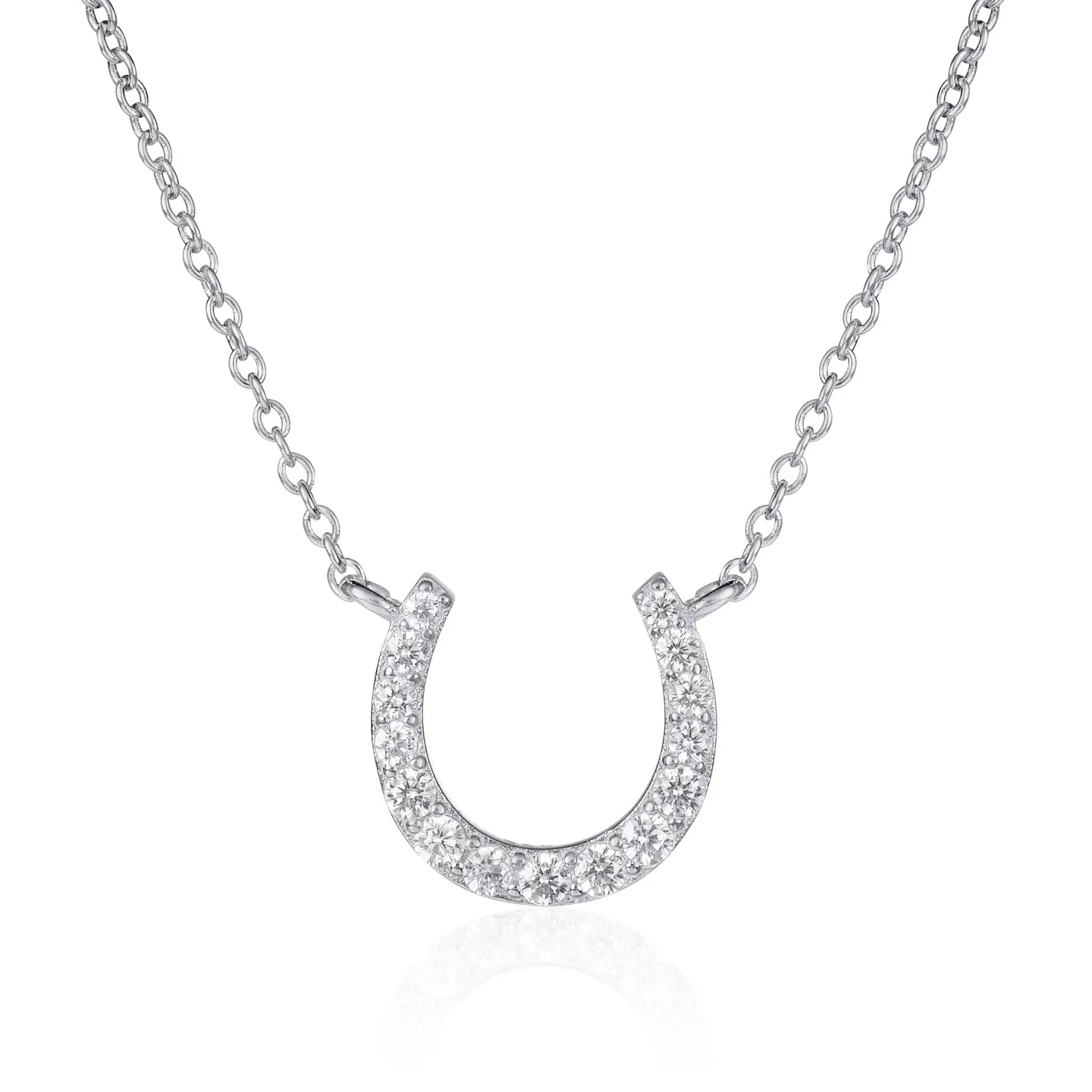 Namana 925 Sterling Silver Horse Shoe Pendant Necklace