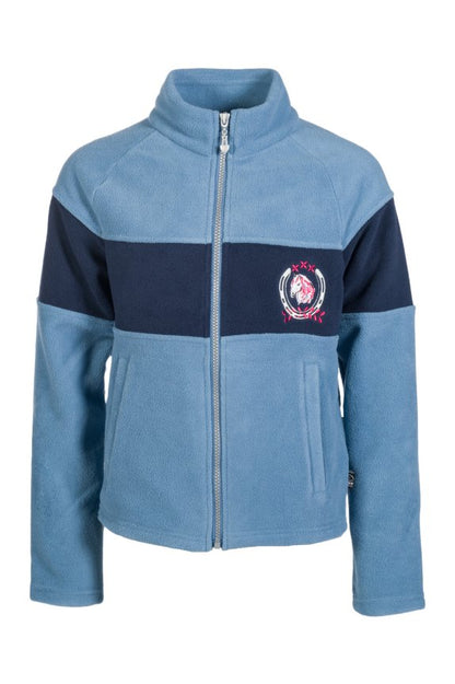HKM Children's Fleece Jacket - Aymee - Childrens Size 4-6 Pink and Size 7-9 Smokey Blue Only