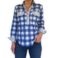 Antola Trading Ladies LS Half Button Shirt - Grace