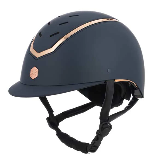 Charles Owen Kylo MIPS - Navy Matte/Rose Gold