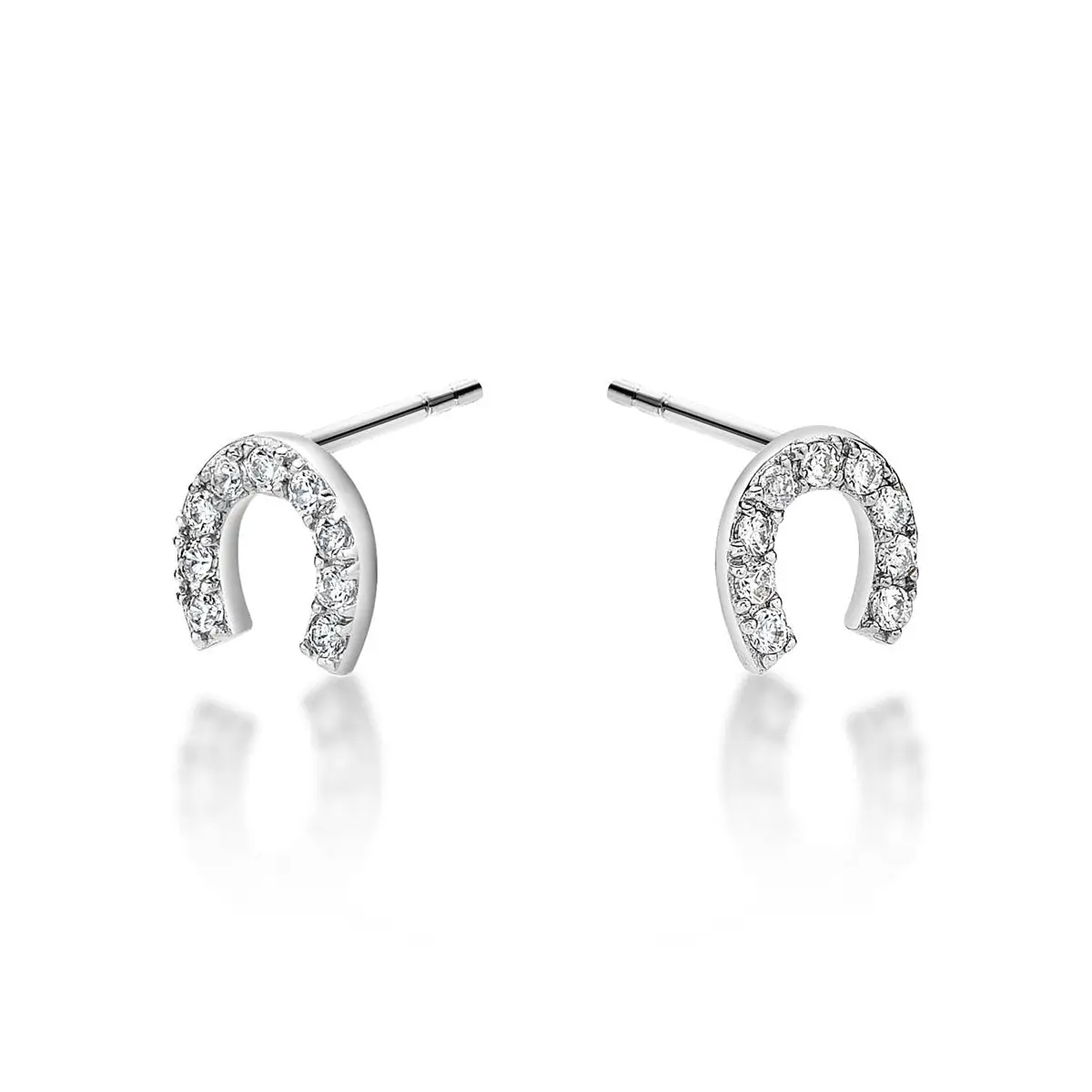 Namana Horse Shoe Stud Earrings