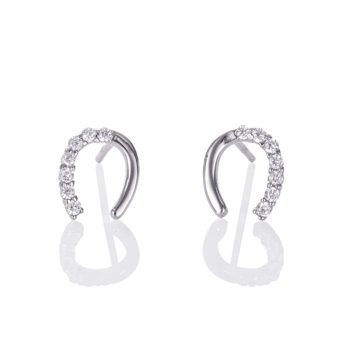 Namana Lucky Horse Shoe Stud Earrings