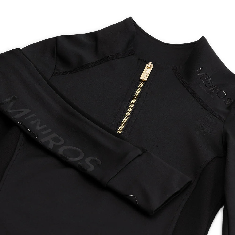 Mrs Ros Mini Ros Longsleeve Training Top - Phantom Black
