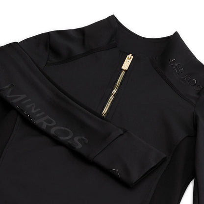 Mrs Ros Mini Ros Longsleeve Training Top - Phantom Black