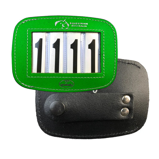 Hamag EA Stallion Leather Bridle Number Holders (Pair)
