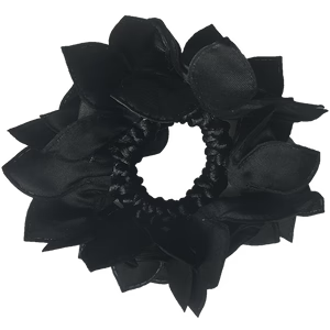 Hamag Rose Petal Scrunchie with Crystals