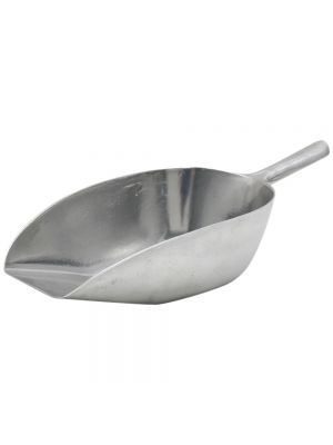 Flat Bottom Feed Scoop Aluminium