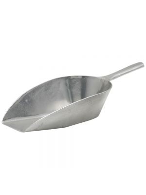 Flat Bottom Feed Scoop Aluminium