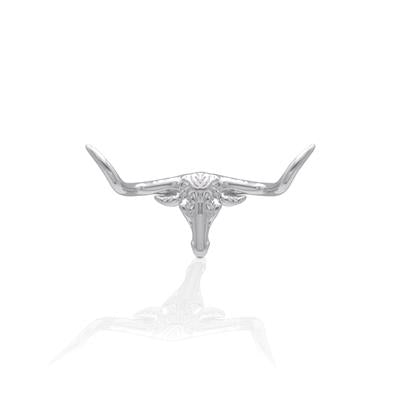 Kelly Herd Tie Tack - Small Longhorn