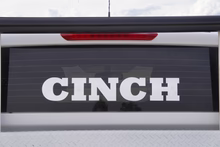 Cinch Silver Decal