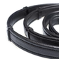 Flexible Fit Show Padded Leather reins with Stoppers