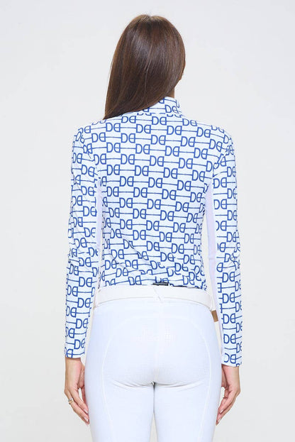Dancing Equestrian - Signature DE Sunshirt - Nautical Blue