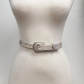 Axesoria West - Western Crystal Buckle and Loop w. Genuine Cow Hair Belt