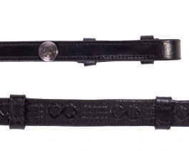 PresTeq FayRein with Stops - Size Full Black Only