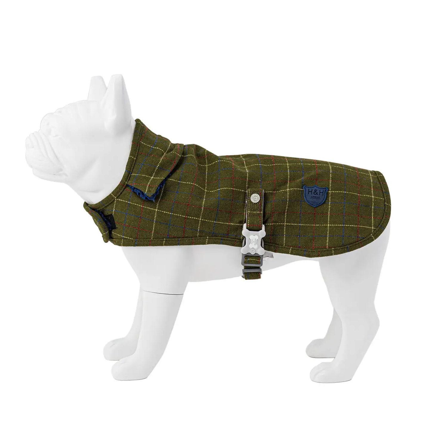 Hugo & Hudson - Checked Tweed Dog Coat