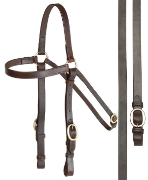 Aintree Plain Barcoo Bridle with Reins