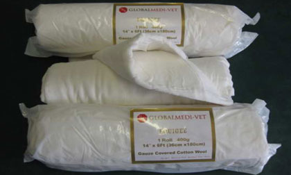 Global MediVet Equigee Gauze Cotton Wool