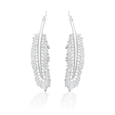 Kelly Herd Earrings - Shimmering Feather