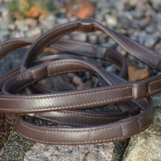 EPONIA EQUESTRIAN LIFESTYLE - Reins - Soft Notch Nature Tanned Leather