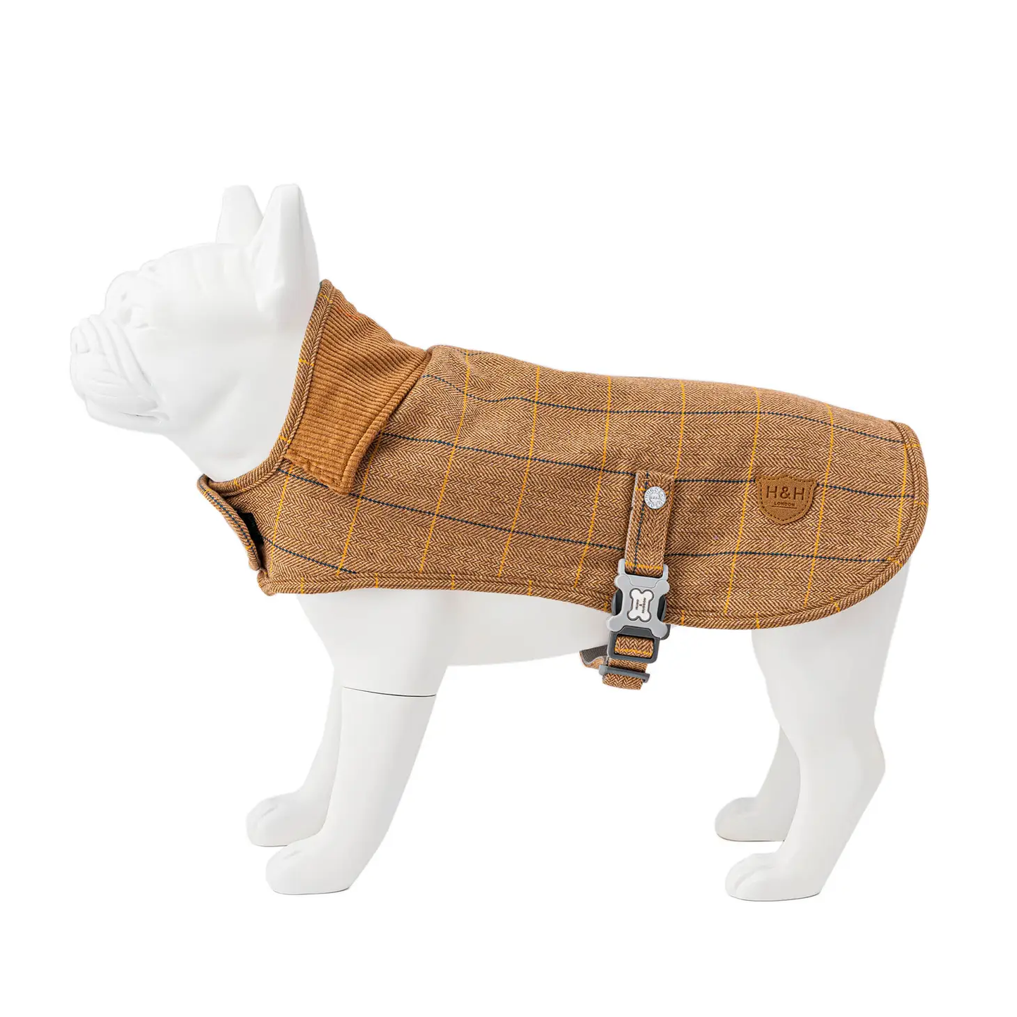 Hugo & Hudson - Checked Tweed Dog Coat