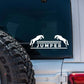 Dapplebay - Jumper - Vinyl Decal: White