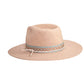 American Hat Makers - Maldives Moon - Womens Wide Brim Felt Fedora Hat