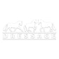 Dapplebay - Dressage - Vinyl Decal: White