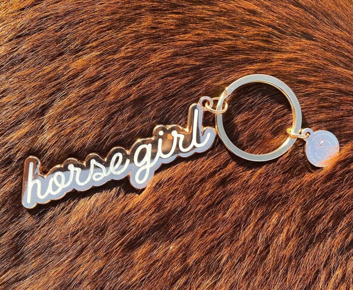 Dapplebay - Horse Girl - Keychain