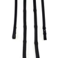 Flexible Fit Padded Leather Reins 6/8 Billet