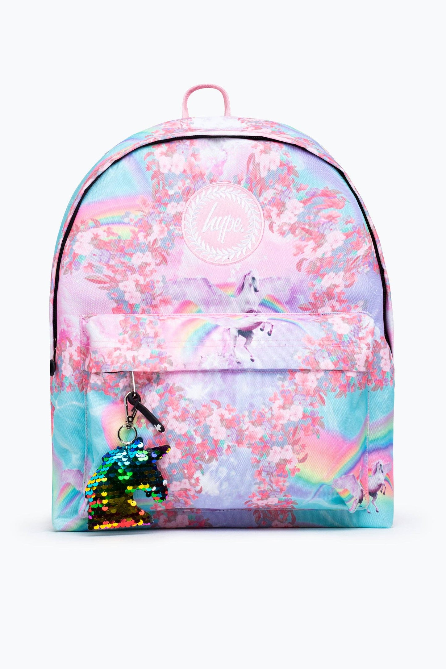 JHB2C LTD - HYPE UNISEX HOLOGRAPHIC RAINBOW CREST BACKPACK