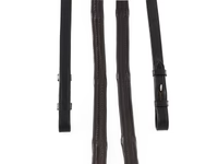 Flexible Fit Padded Leather Reins 6/8 Billet