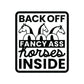 Dapplebay - Fancy A$$ Horses - Vinyl Decal