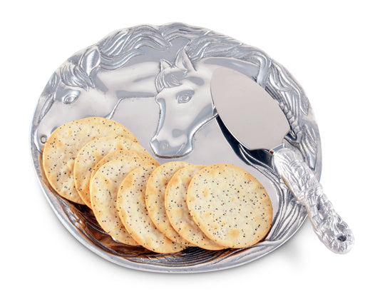 Arthur Court - Horse Plate with Server